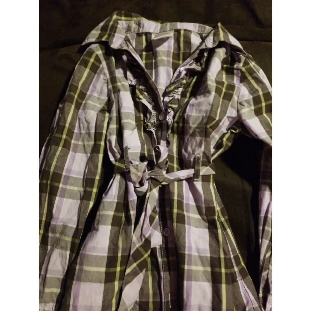 Gymboree cowgirls at‎ heart plaid dress 6